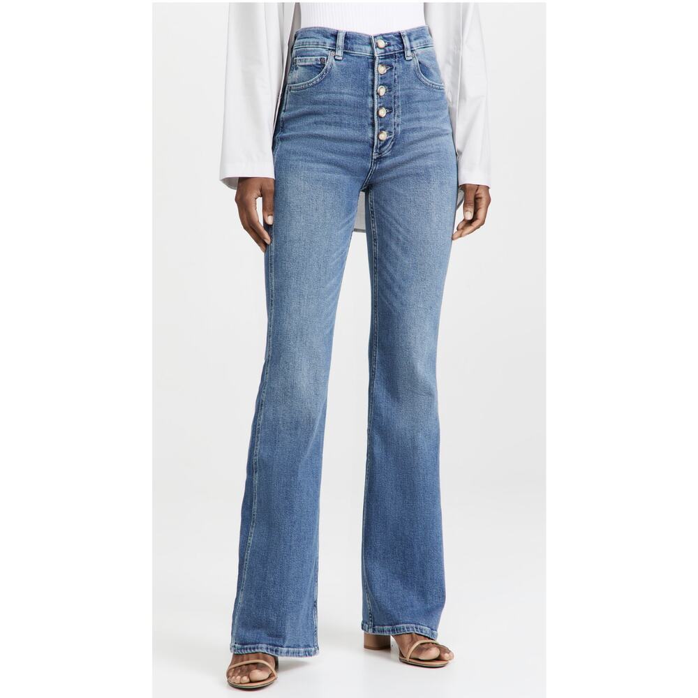 New Boyish Ricky High Rise Flare Jeans in About Time Women's Size 31